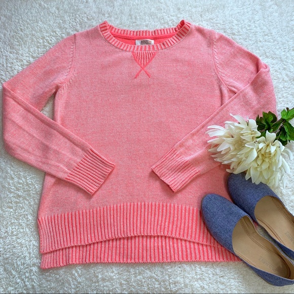 Route 66 Medium Coral Long Sleeve Sweater | Top - Picture 2 of 8